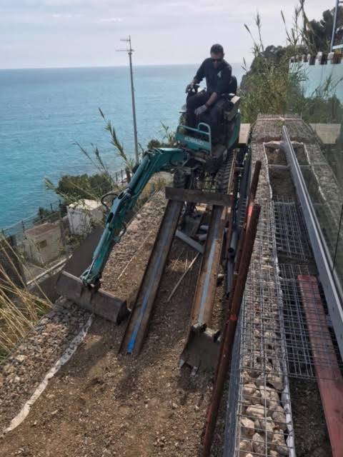 terrassement par gabion à Saint Tropez