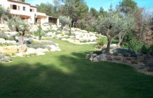 Notre zone d'activité pour ce service Conception de jardin paysager avec bassins, cascades et fontaines